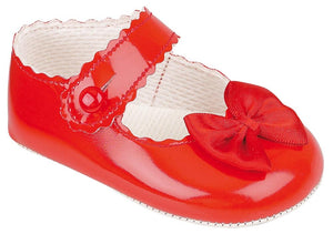 baypods soft sole red shoes 