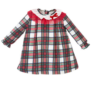 alber baby girls checked tartan check dress dresses 