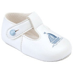 occasion shoes little cutie sailor boys soft sole pram shoes baby walkers 