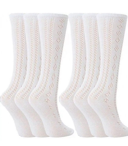 gillytots pelerine school high knee white socks 