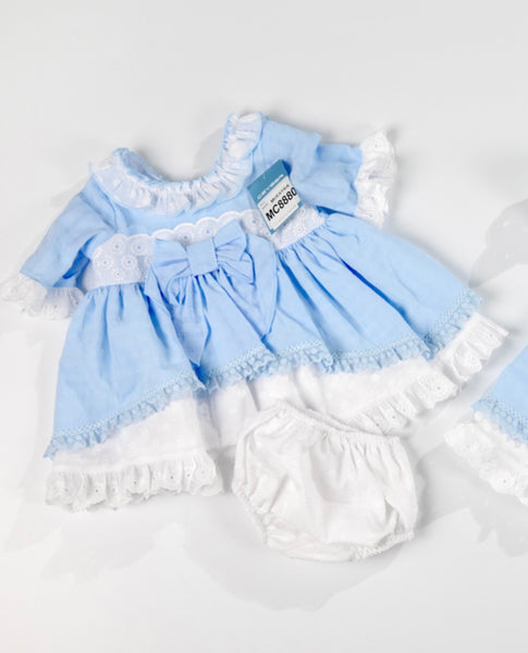 baby girls blue spanish dress ceyber 