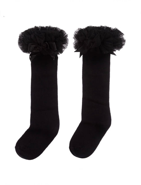 Beau Kid Tutu Knee Socks - Black