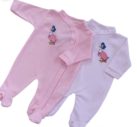 Jemima puddleduck premature tiny baby small baby all in one peter rabbit baby clothes 