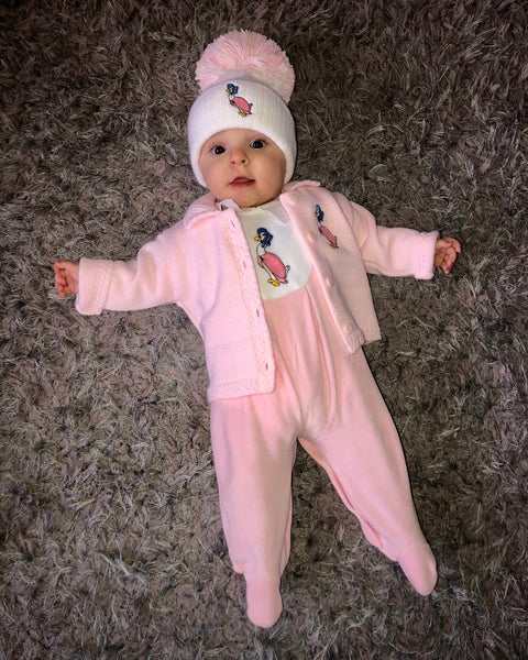 Jemima Puddleduck Baby Girls BabyGrow - Pink
