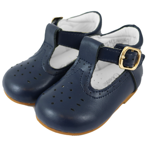 couche tot navy baby boys hard sole h bar shoes gillytots childrens boutique 