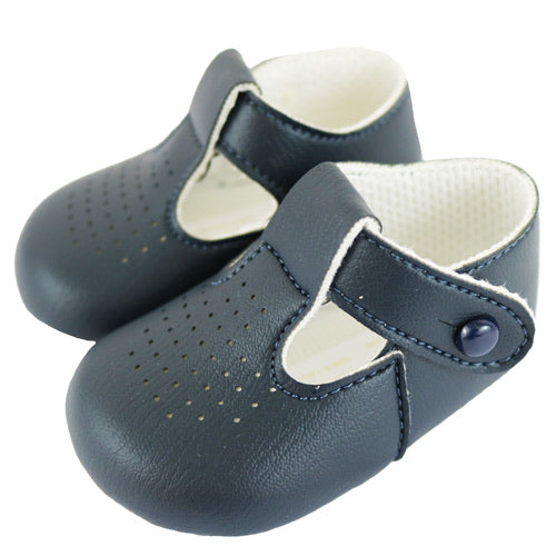 baypods bay pods baypod navy soft sole pram shoes 