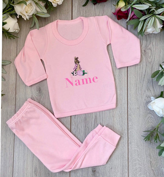Flopsy Bunny Soft Stretch Jersey Pyjamas Loungewear Set