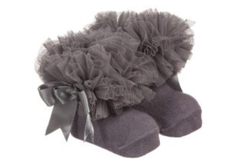Couche Tot Grey Tutu Socks