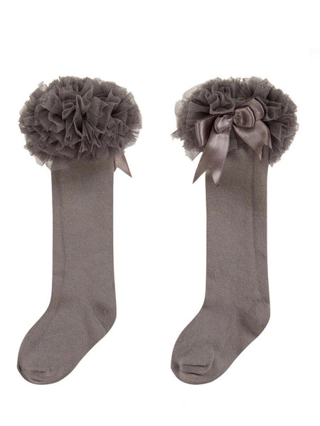 Beau Kid Tutu Socks - Grey