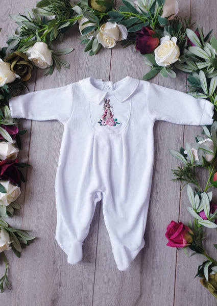 flopsy bunny beatrix potter babygrow babywear gillytots childrens boutique 