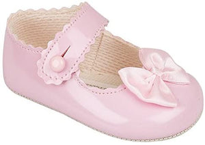 baypods Baypods Bay pods Baypod soft sole pram shoes pink first steps 